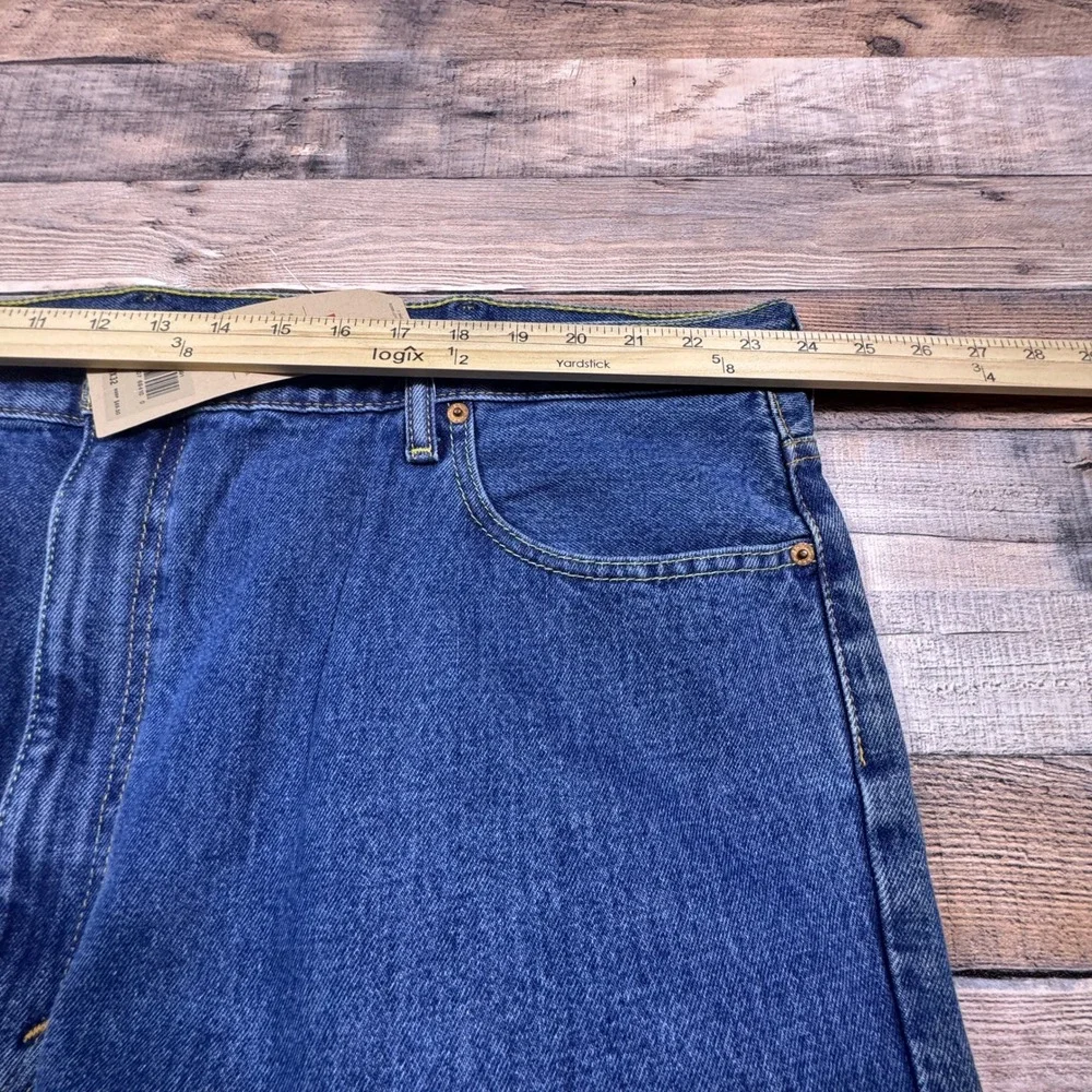 Levis 550 Relaxed Fit Tapered Leg Jeans Mens 48x32 Big & Tall Blue Denim‎